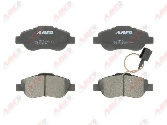 Комплект тормозных колодок переднего., FIAT PALIO, PANDA 1.1-1.4CNG 06.03- ABE C1F048ABE (фото 1)