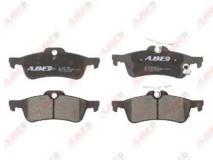 Комплект гальмівних колодок задній., DAIHATSU CHARADE VIII HONDA CIVIC IX TOYOTA YARIS, YARIS / VIOS 1.0-2.2D 01.05- ABE C22038ABE