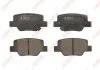 Комплект тормозных колодок, дисковый тормоз ABE C22041ABE (фото 1)