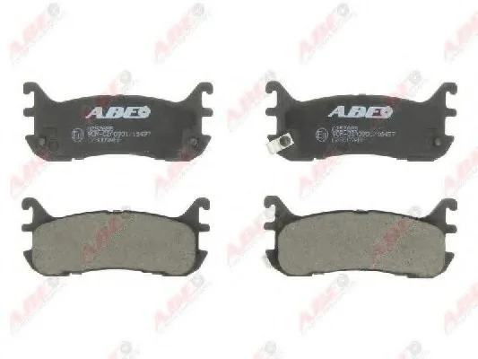 Комплект гальмівних колодок задній., MAZDA 323 C V, 323 F V, 323 P V, 323 S V, MX-5 I, MX-5 II 1.3-2.0D 01.93-10.05 ABE C23009ABE (фото 1)
