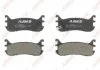 Комплект гальмівних колодок задній., MAZDA 323 C V, 323 F V, 323 P V, 323 S V, MX-5 I, MX-5 II 1.3-2.0D 01.93-10.05 ABE C23009ABE (фото 1)