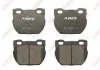 Комплект гальмівних колодок задн, LAND ROVER 110/127, DEFENDER 2.2D-4.0 09.86-02.16 ABE C2I002ABE (фото 1)