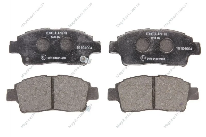 Тормозные колодки дисковые TOYOTA Yaris "F "99-06 Delphi LP1414 (фото 1)