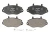 Комплект гальмівних колодок переднього., FORD TRANSIT, TRANSIT TOURNEO 2.0-2.5D 04.91-12.00 Delphi LP1418 (фото 1)