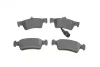 Комплект гальмівних колодок задній., VW CALIFORNIA T5 CAMPER, MULTIVAN T5, TOUAREG, TRANSPORTER T5 1.9D-6.0 10.02-08.15 Delphi LP2087 (фото 1)