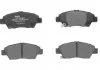 Комплект тормозных колодок переднего., HONDA CITY V, CIVIC VIII, CR-Z, INSIGHT, JAZZ III, JAZZ IV, JAZZ V 1.2-1.5H 01.06- Delphi LP2194 (фото 1)