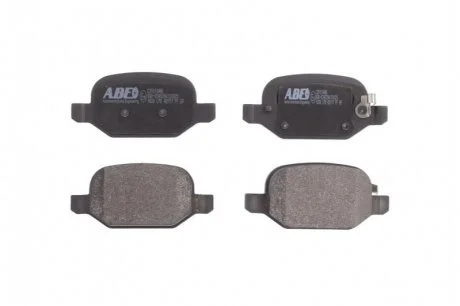 Комплект тормозных колодок задн., FIAT 500, 500 C, 500L 0.9-1.6D 10.07- ABE C2F014ABE