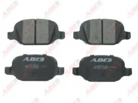 Комплект гальмівних колодок задній., FIAT 500, 500 C, PANDA 0.9-1.4 10.07- ABE C2F015ABE