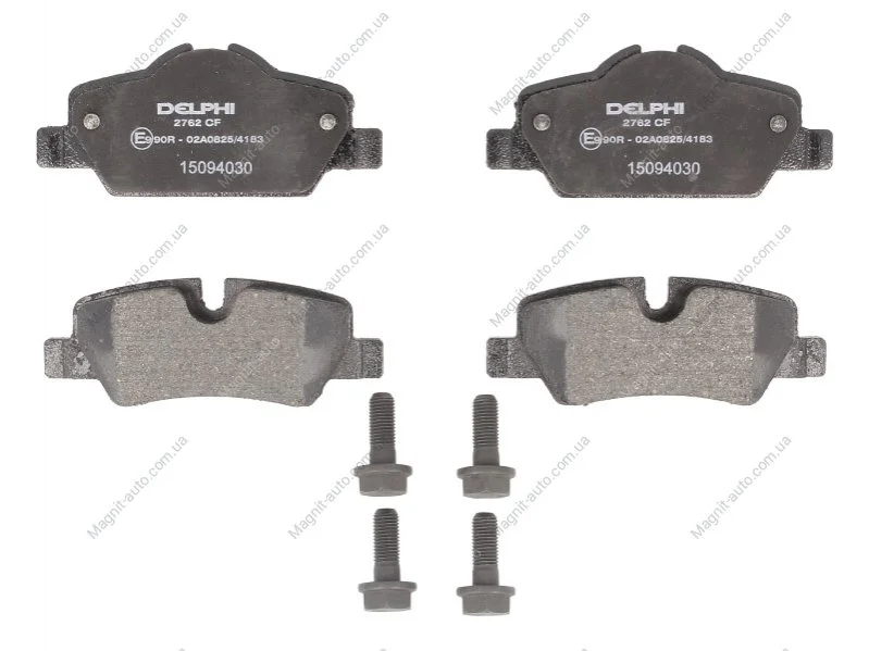 Комплект гальмівних колодок задній., MINI (F55), (F56), (F57) 1.2-2.0D 09.13- Delphi LP2762 (фото 1)