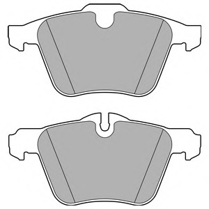 Комплект тормозных колодок, дисковый тормоз Delphi LP2766