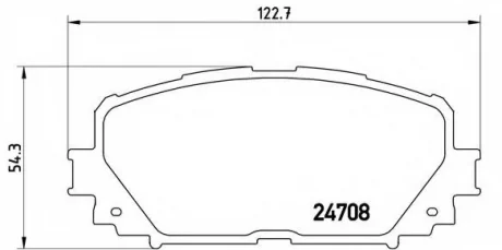Тормозные колодки (РАССПРОДАЖА) BREMBO P83101