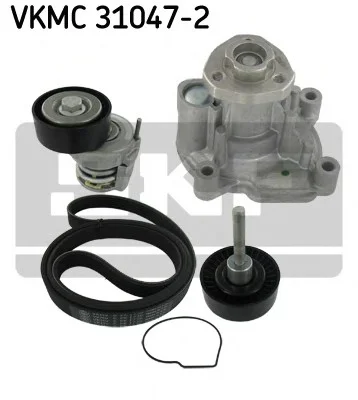 Водяний насос + комплект поліклінових ременів (вироб-во) SKF VKMC310472 (фото 1)