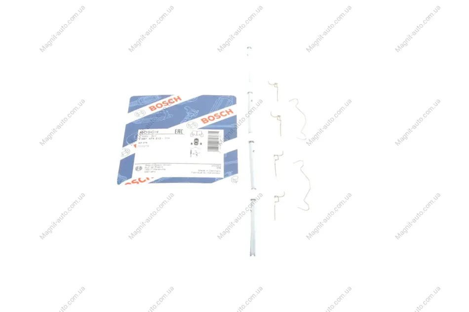 Комплектующие, колодки дискового тормоза BOSCH 1987474313 (фото 1)