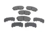Комплект тормозных колодок переднего., NISSAN 200SX, CUBE, JUKE, MAXIMA VI, PRIMERA, PULSAR, QUEST, SENTRA VII, TEANA I, TIIDA, X-TRAIL I RENAULT LATITUDE SUZUKI SX4 1.2-3.5 09.88- Delphi LP2148 (фото 1)
