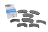 Комплект тормозных колодок переднего., NISSAN 200SX, CUBE, JUKE, MAXIMA VI, PRIMERA, PULSAR, QUEST, SENTRA VII, TEANA I, TIIDA, X-TRAIL I RENAULT LATITUDE SUZUKI SX4 1.2-3.5 09.88- Delphi LP2148 (фото 4)