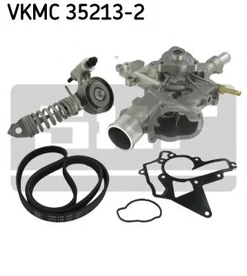 Роликовый модуль натяжителя ремня (ролик, ремень, насос) SKF VKMC352132 (фото 1)