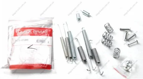 Монтажный комплект барабанных колодок QUICK BRAKE 1050598