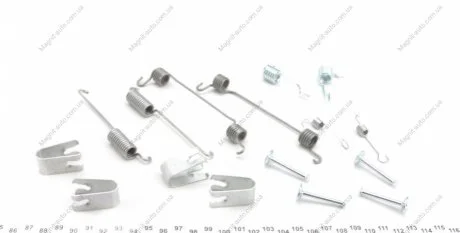 Монтажный комплект барабанных колодок QUICK BRAKE 1050731