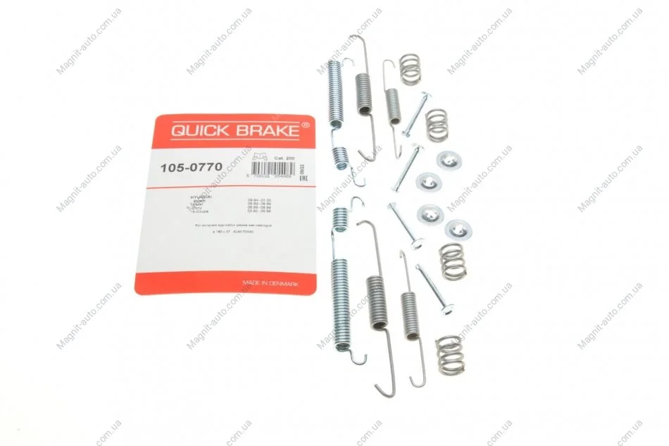 Монтажний набір гальмівної колодки (SUMITOMO) HYUNDAI ACCENT, ACCENT I, PONY, PONY / EXCEL, S 1.3/1.5 10.85-01.00 QUICK BRAKE 1050770 (фото 1)