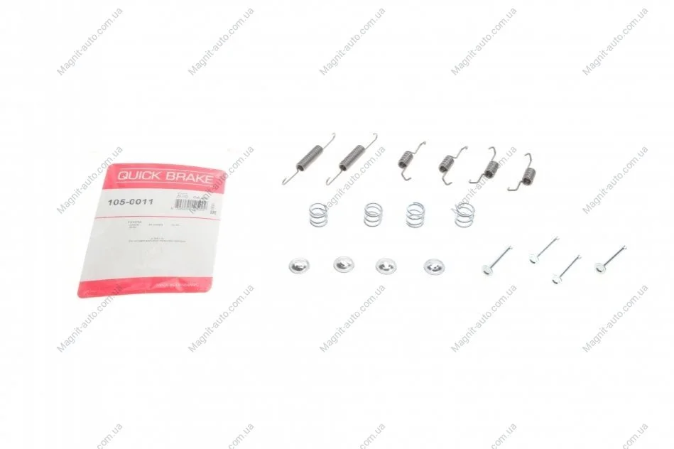 Монтажный набор тормозной колодки (BOSCH) TOYOTA COROLLA VERSO, VERSO 1.6-2.2D 04.04-08.18 QUICK BRAKE 1050011 (фото 1)
