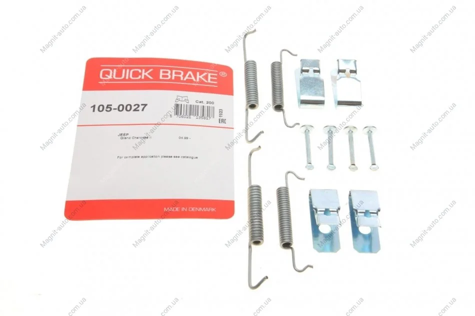 Монтажний набір гальмівної колодки (UKENDT) FORD RANGER JEEP GRAND CHEROKEE II 1.8-4.7 09.98-06.06 QUICK BRAKE 1050027 (фото 1)