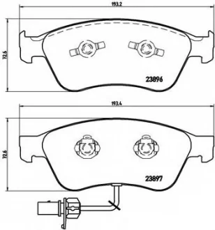 Колодки гальмівні BREMBO P85102