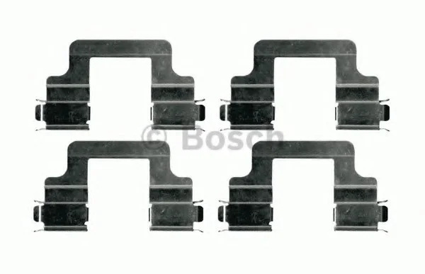 Монтажний набір гальмівних колодок задн AUDI A3, A6 ALLROAD C7, A6 C7, A7, A8 D4, Q3, TT FORD MONDEO III SEAT LEON, LEON SC, LEON ST SKODA SUPERB II VW CC B7, EOS, GOLF V 1.4-6.3 10.00-12.20 BOSCH 1987474685 (фото 1)