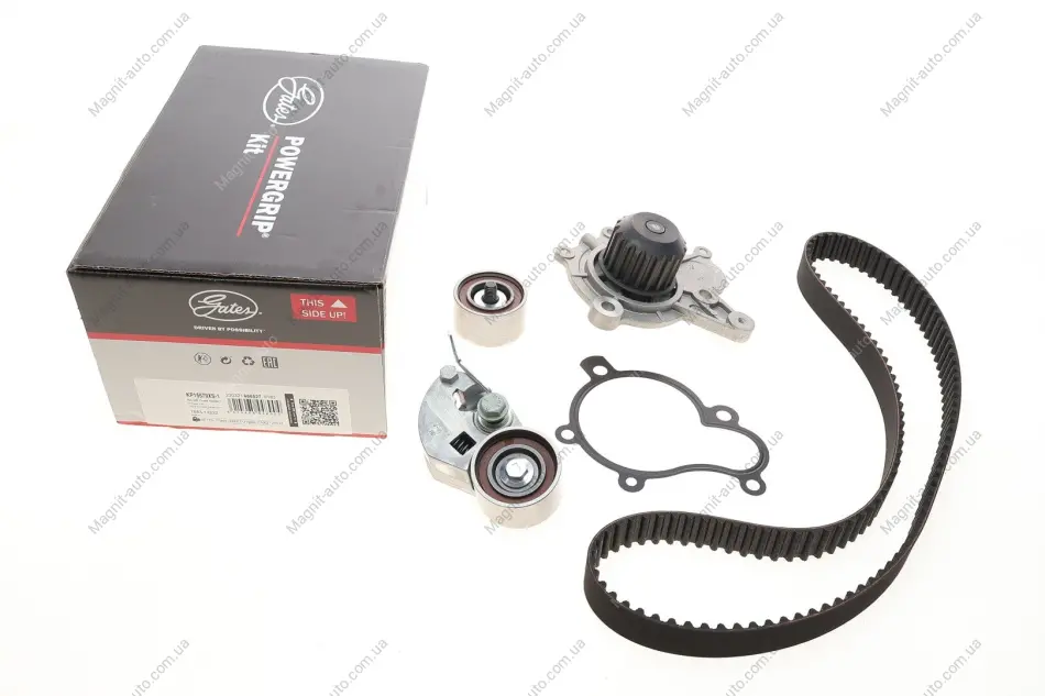Комплект ГРМ + помпа, HYUNDAI Accent/Getz/Santa Fe/Tucson, KIA Cerato/Sportage 1.5, 2.0 CRDi 02-10 Gates KP15579XS1 (фото 1)