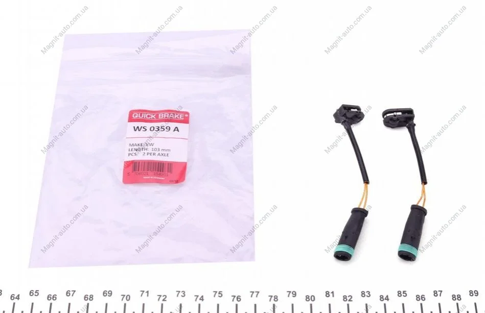 Датчик зносу гальмівних колодок QUICK BRAKE WS0359A (фото 1)
