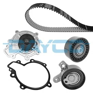 Комплект ГРМ (ремінь + ролик + водяний насос) CHEVROLET CAPTIVA, CRUZE, EPICA, LACETTI, NUBIRA OPEL ANTARA A 2.0D 01.05- DAYCO KTBWP9760 (фото 1)