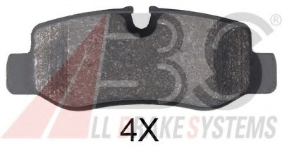 Комплект тормозных колодок, дисковый тормоз A.B.S. 35056
