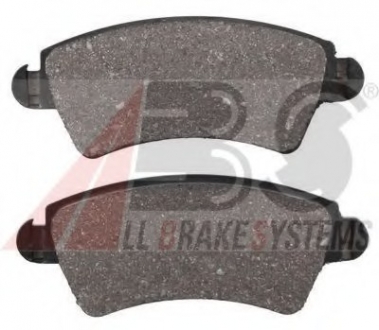 Комплект тормозных колодок, дисковый тормоз A.B.S. A.B.S. 37153 (фото 1)