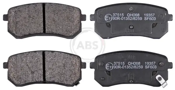 Гальмівні колодки зад. Hyundai Accent/Kia Rio/Ceed 05- (mando) A.B.S. 37515 (фото 1)