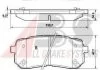 Комплект тормозных колодок, дисковый тормоз A.B.S. A.B.S. 37619 (фото 1)