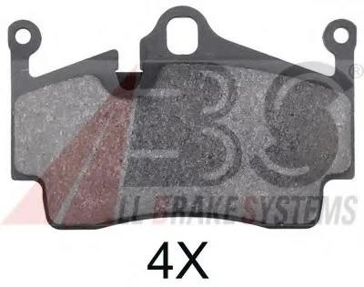 Гальмівні колодки зад. Boxster (987/982)/Cayman (981/987) 04- (BREMBO) A.B.S. 37697