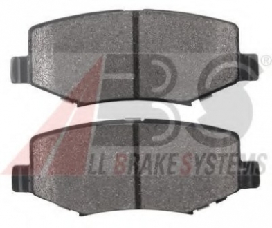 Комплект тормозных колодок, дисковый тормоз A.B.S. A.B.S. 37698 (фото 1)