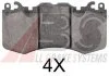 Гальмівні колодки пер. Range Rover 09- (brembo) A.B.S. 37801 (фото 1)