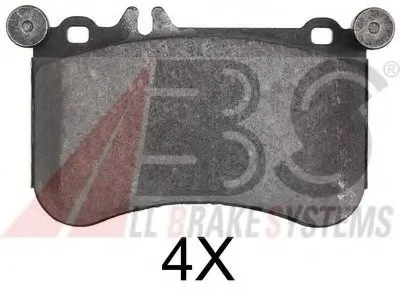 Гальмівні колодки пер. MB S-Class (W221/W222)/E-Class (W212) 11-17 (BREMBO) A.B.S. 37902
