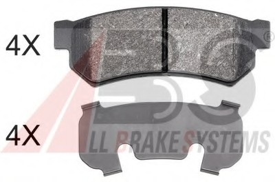 Комплект тормозных колодок, дисковый тормоз A.B.S. A.B.S. 37991 (фото 1)