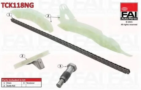 Комплект цели привода распредвала FAI AUTOPARTS Fischer Automotive One (FA1) TCK118NG