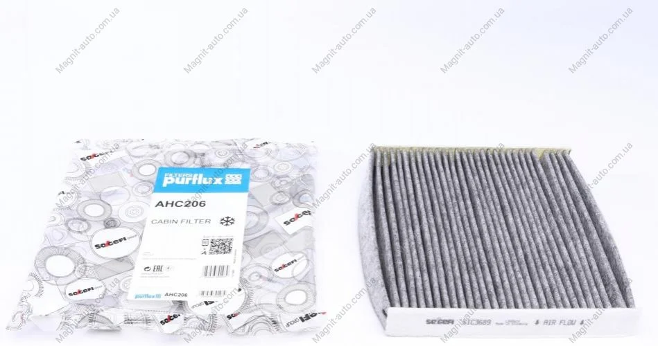 Фильтр, воздух во внутренном пространстве PURFLUX Purflux AHC206 (фото 1)