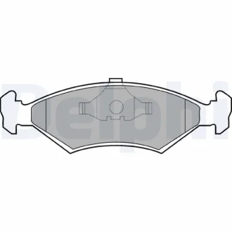 Комплект тормозных колодок из 4 шт. дисков Delphi LP204
