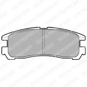 Тормозные колодки дисковые MITSUBISHI Sigma/Space/Galant/Pajero "R "91-07 Delphi LP955 (фото 1)