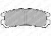 Тормозные колодки дисковые MITSUBISHI Sigma/Space/Galant/Pajero "R "91-07 Delphi LP955 (фото 1)