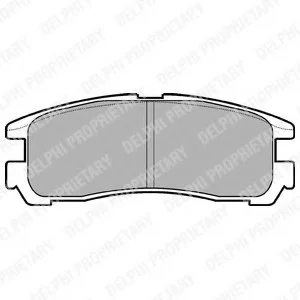 Тормозные колодки дисковые MITSUBISHI Sigma/Space/Galant/Pajero "R "91-07 Delphi LP955