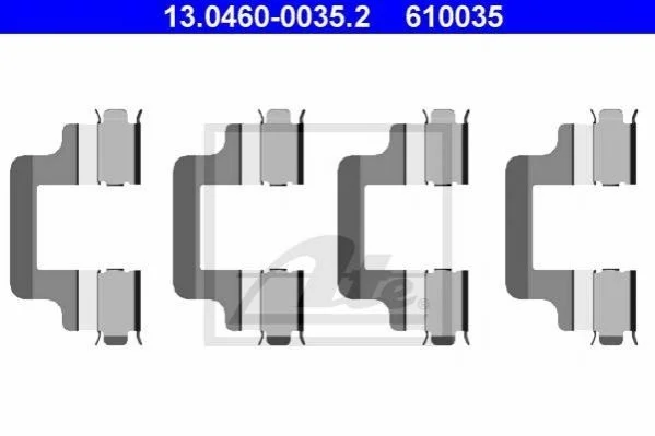 Комплект монтажних колодок ATE 13046000352 (фото 1)