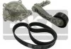 Водяной насос + комплект ручейковых ремней SKF VKMC33410 VKMC33410