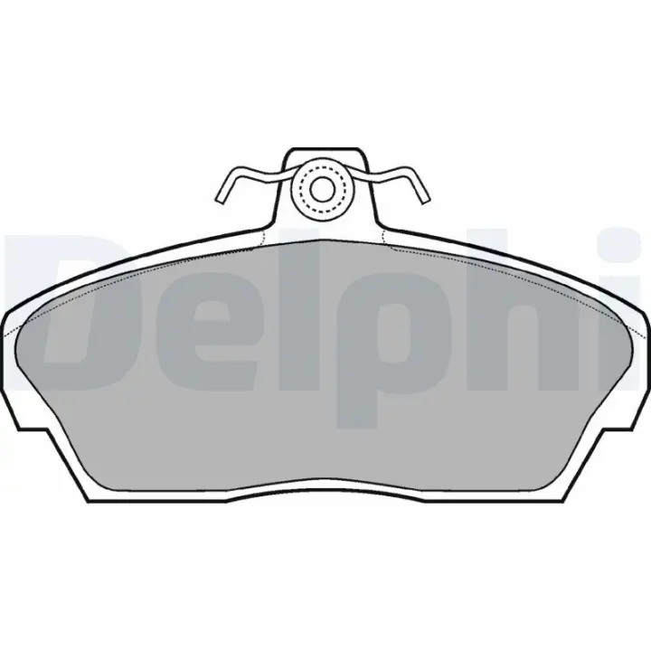 Комплект тормозных колодок, дисковый тормоз DELPHI Delphi LP911 (фото 1)