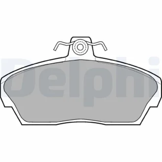 Комплект тормозных колодок, дисковый тормоз DELPHI Delphi LP911