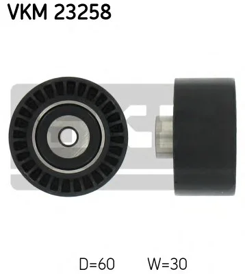 Паразитный / Ведущий ролик, зубчатый ремень SKF VKM23258 (фото 1)